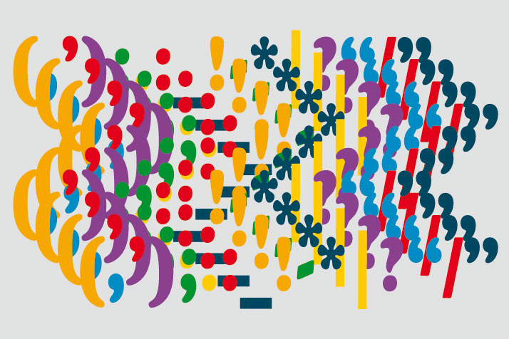 In the era of internet language punctuation is morphing into new shapes, acquiring new tasks, and new meanings