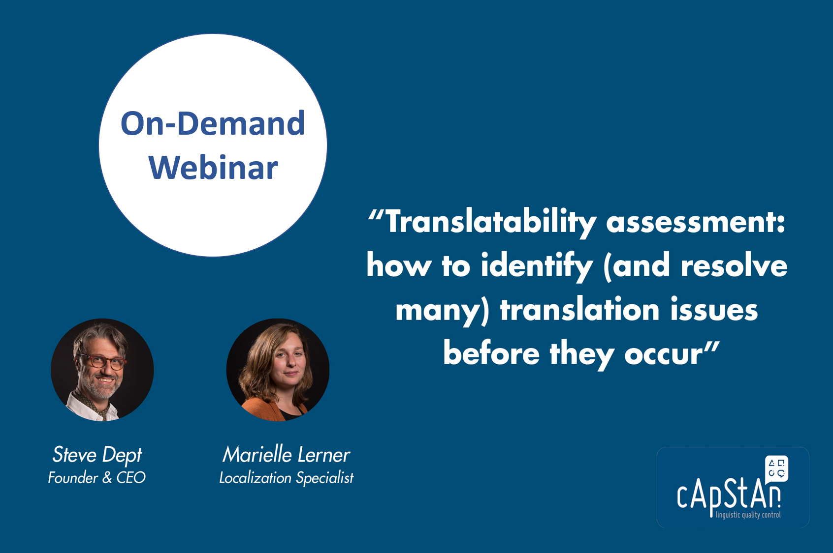 Translatability Assessment: How to Identify (and Resolve many) Translation Issues before They Occur