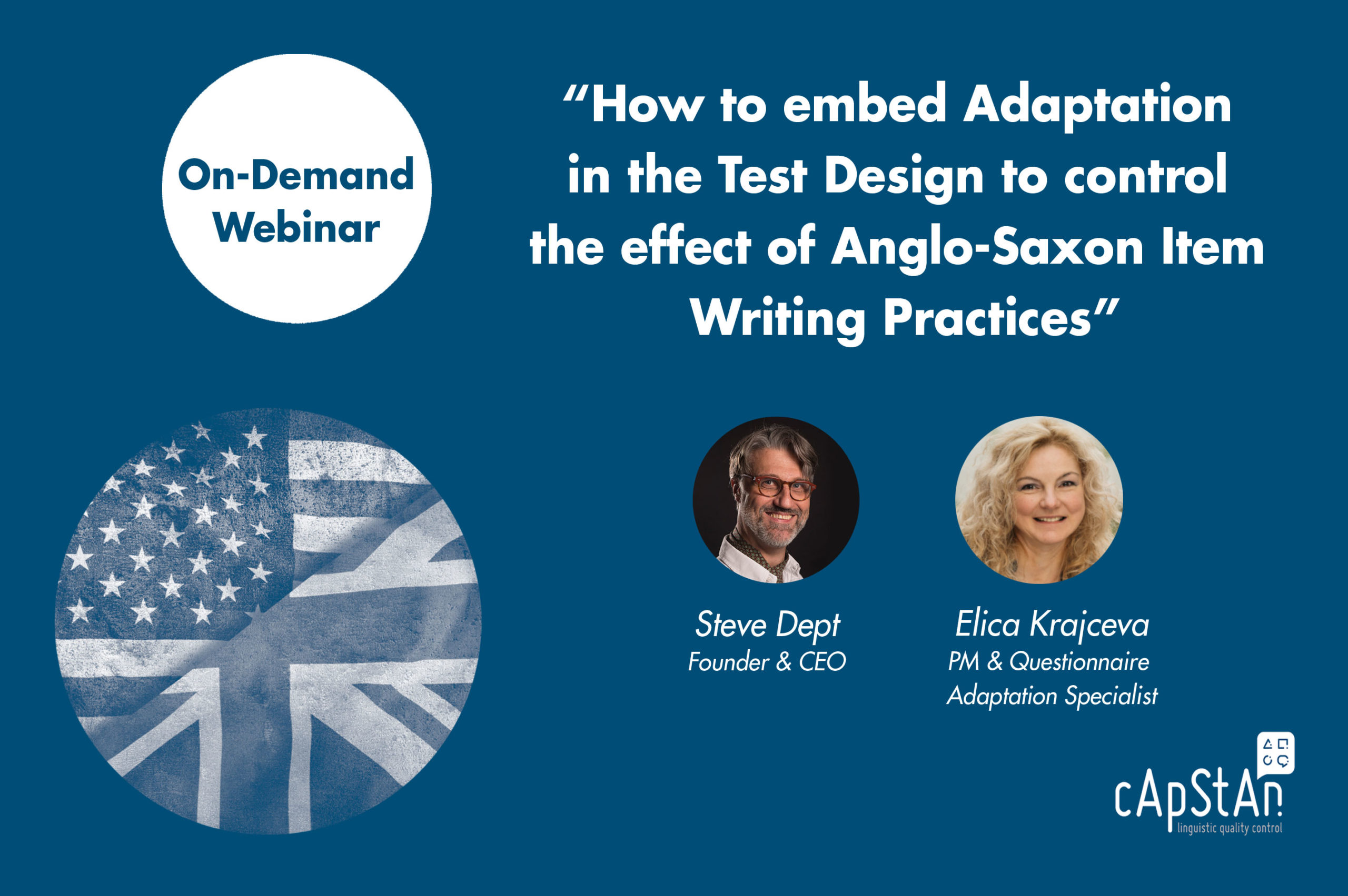 On-Demand Webinar | How to embed Adaptation in the Test Design to control the effect of Anglo-Saxon Item Writing Practices