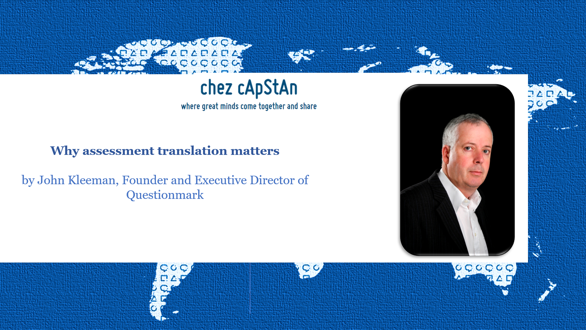 Why assessment translation matters