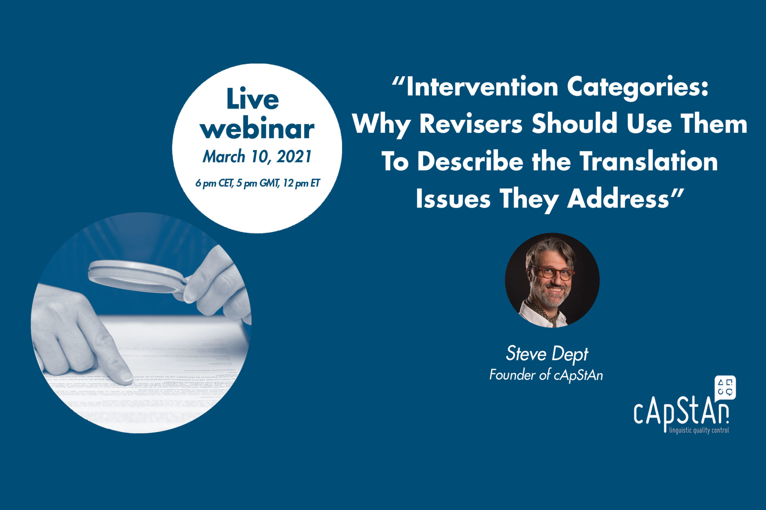 Intervention Categories: Why Revisers Should Use Them To Describe the Translation Issues They Address