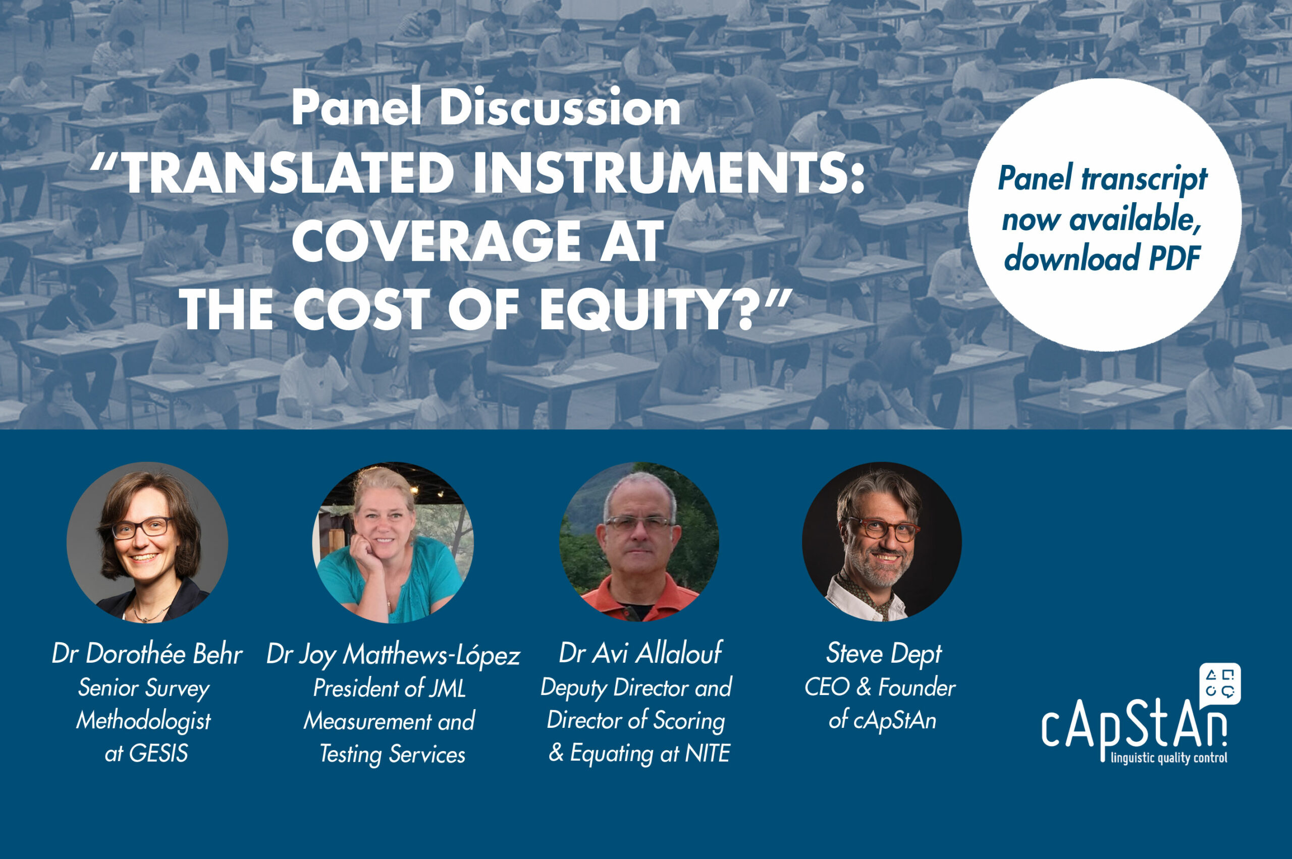 Detailed Transcript: Translated Instruments: Coverage at the cost of Equity?
