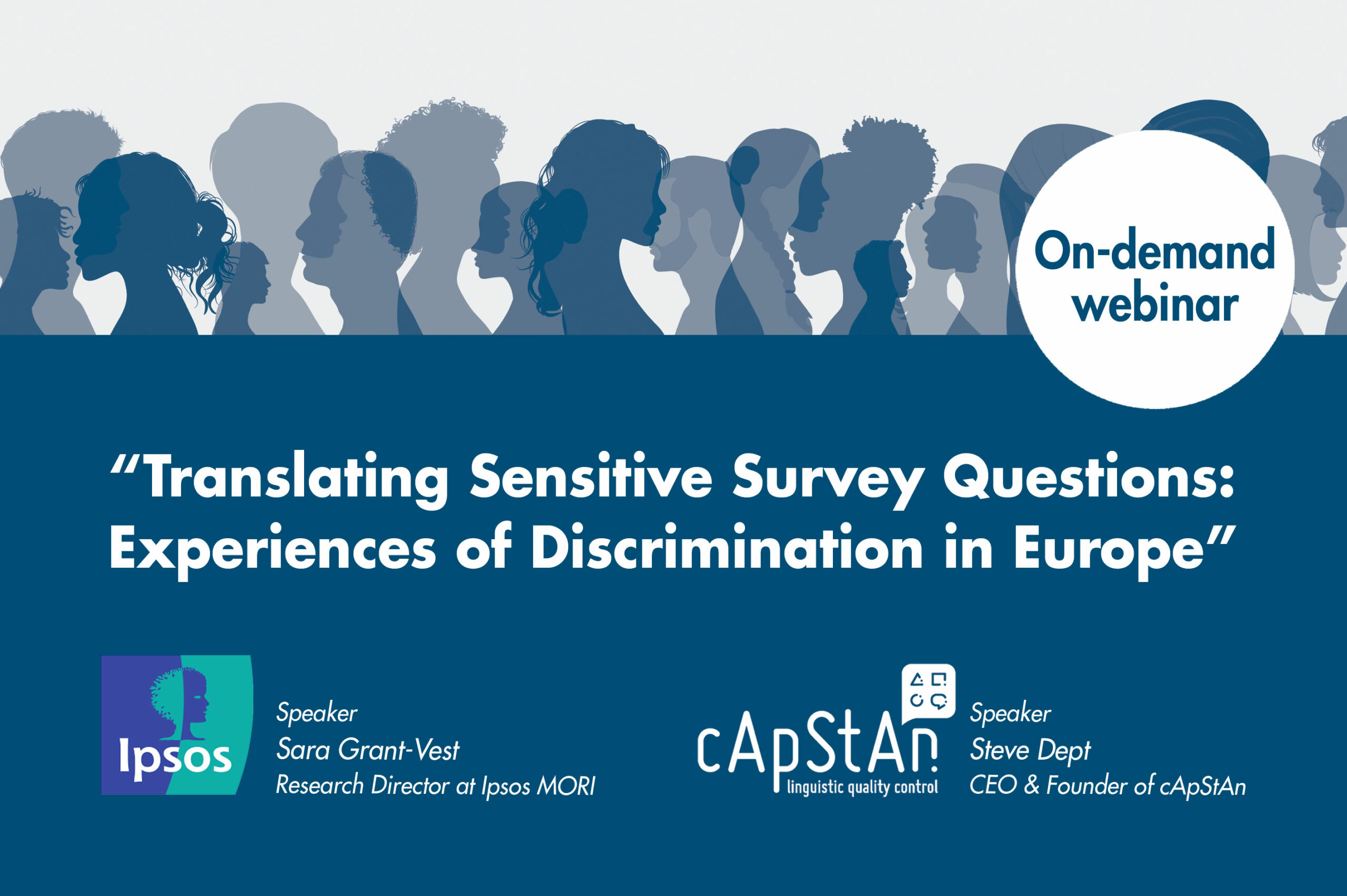DETAILED TRANSCRIPT: TRANSLATING SENSITIVE SURVEY QUESTIONS – EXPERIENCES OF DISCRIMINATION IN EUROPE