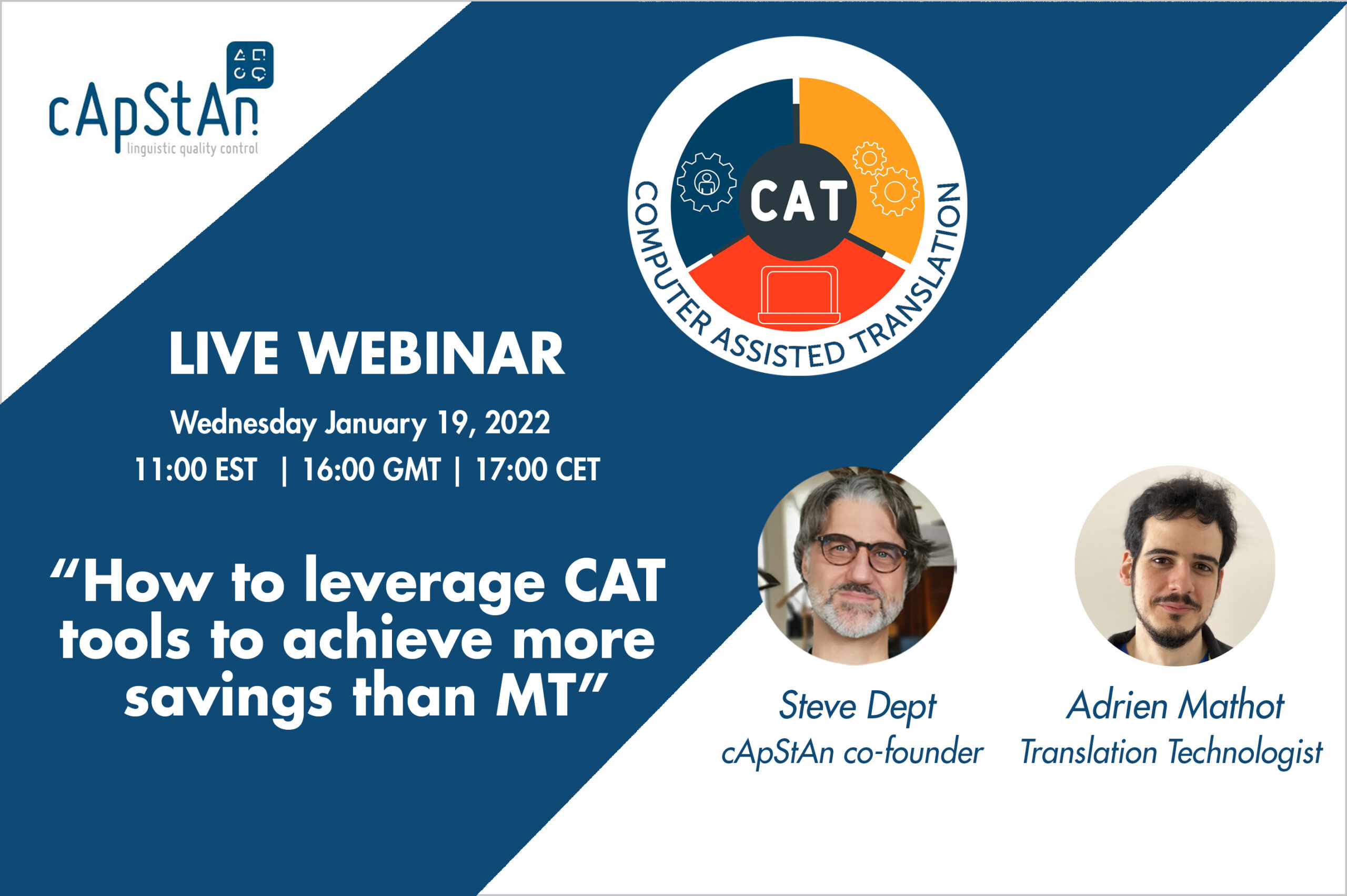 Live Webinar: How to leverage CAT tools to achieve more savings than Machine Translation