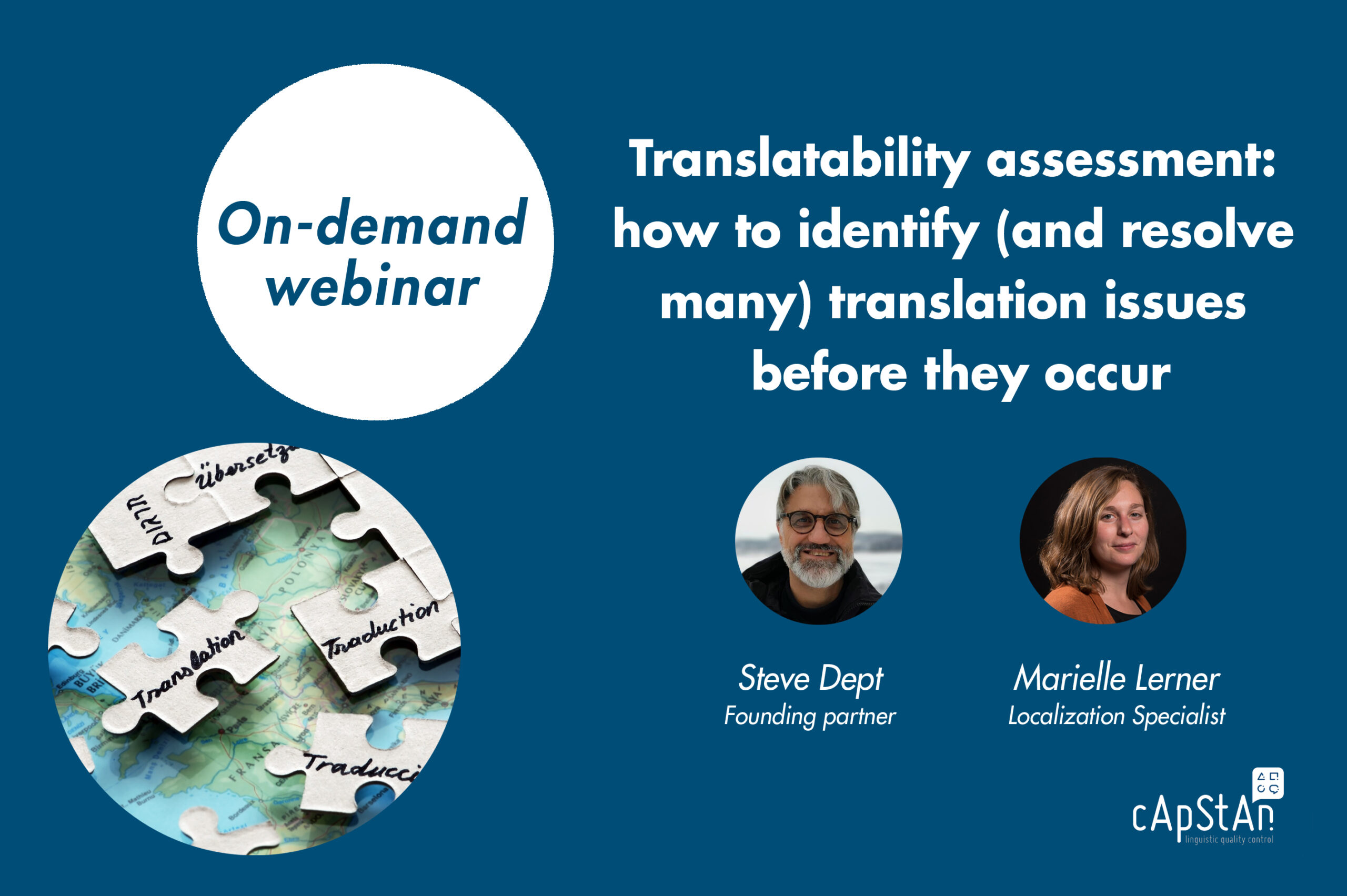 Translatability Assessment webinar