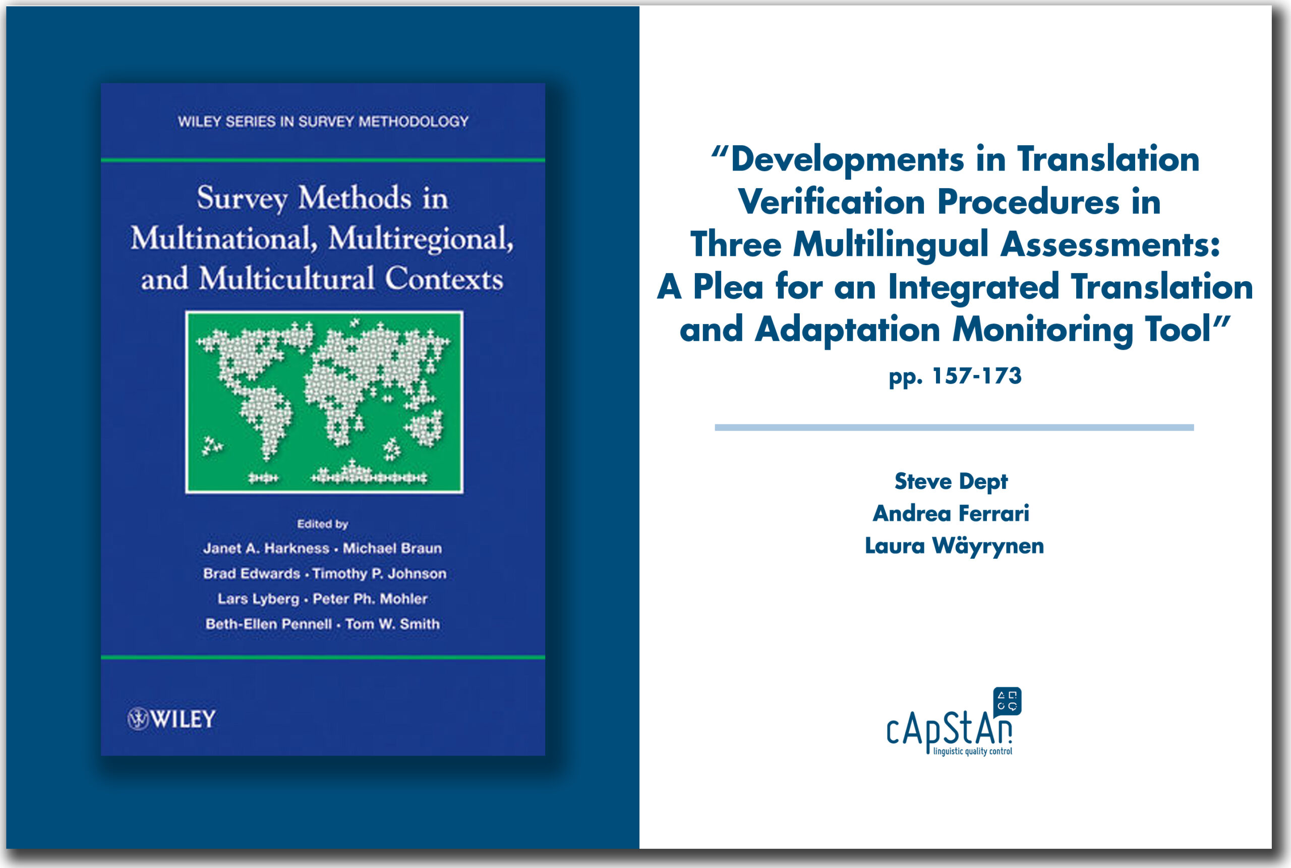 developments in translation verification procedures in three multilingual assessments