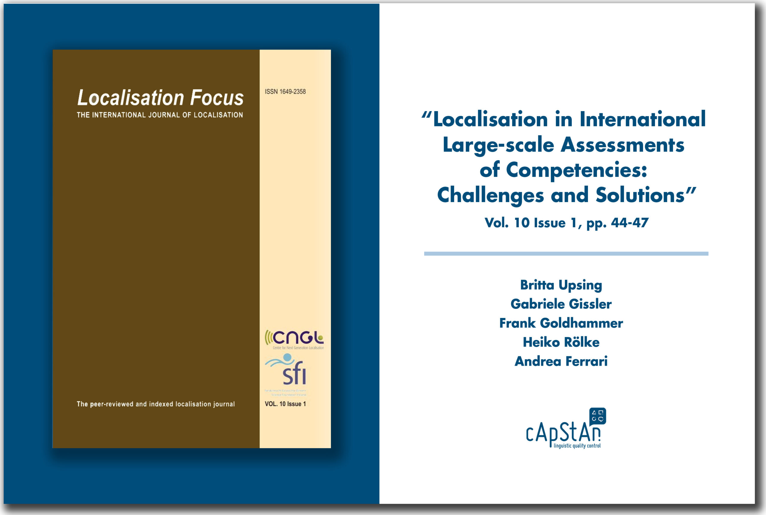 localisation in international large scale assessments of competencies
