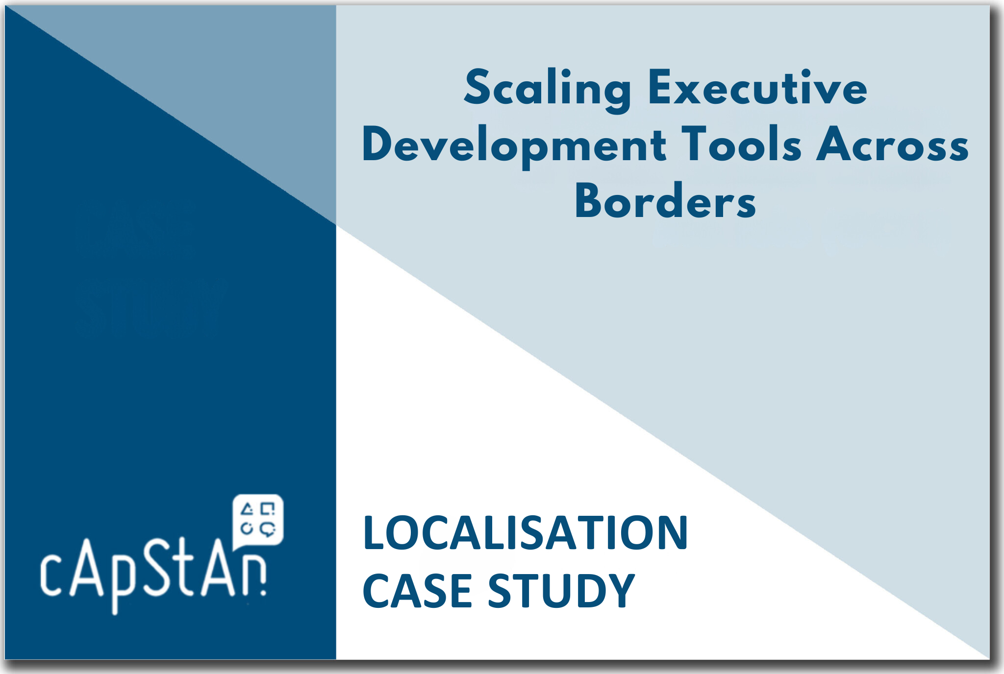 executive development tools localisation
